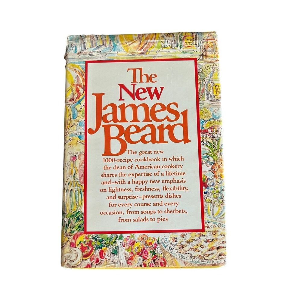 The New James Beard Cookbook 1981 Hardcover 1st Edition 1000 Recipes Knopf